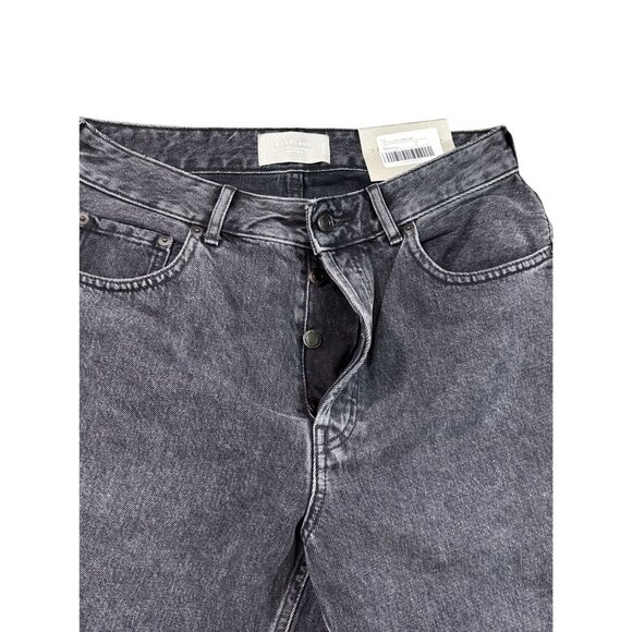 Everlane The Curvy 90s Cheeky Jean Washed Black Size 30 Regular Button fly - Picture 5 of 15